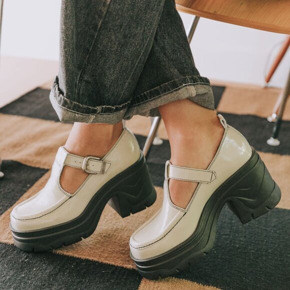 NEW Free People Mayla Platform Mary Jane Sandals Size 9 - Picture 2 of 16